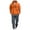 A01-Orange, variant on Jinhomg Men Tracksuit Set Fleece Lined 2 Piece Sets Tactical Hoodies Quarter Zip Pullover and Cargo Joggers Fashion Athletic Sweatsuits