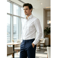 thumbnail image 4 of Men's Dress Shirts Casual Long Sleeve Business Office Wear Top Regular Fit Button Down Shirts Formal Wedding Blouse, 4 of 5