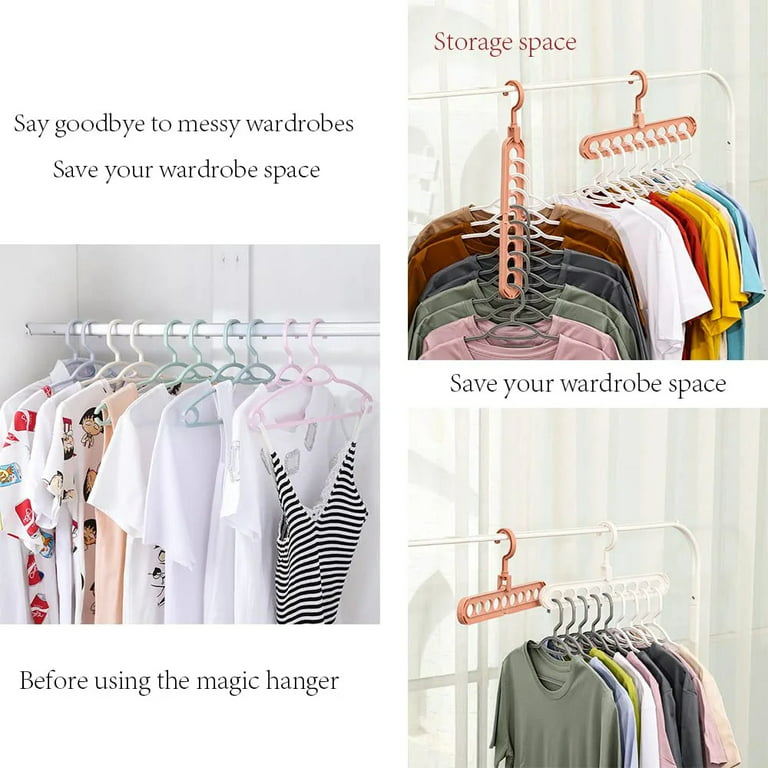 1 Pack Magic Hangers Space Saving Hangers Closet Space Saver