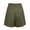 Army Green, variant on Womens Swim Shorts Casual Dressy 2026 Elastic High Waisted Wide Leg Pockets Plus Size Shorts for Women,Beige,M