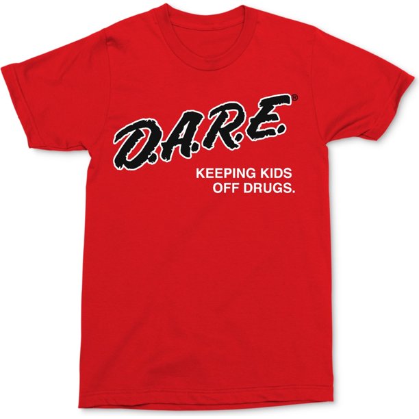 Camiseta gráfica Changes DARE para hombre, roja, pequeña Changes Camiseta gráfica