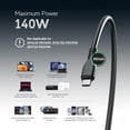 thumbnail image 3 of 140W USB C Charger,  GaN PD3.1 AC Adapter 28V 5A USB-C Power  for  OmniBook 5 AI PC, MSI Prestige 13 AI+ 14 16, eero PoE Gateway,  Mavic 3 Pro Drones, / Docking Station, 3 of 6
