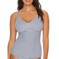 thumbnail image 1 of Azura Womens Porter Underwire Tankini Top DD-Cups Style-SS11665DDE Swimsuit, 1 of 2