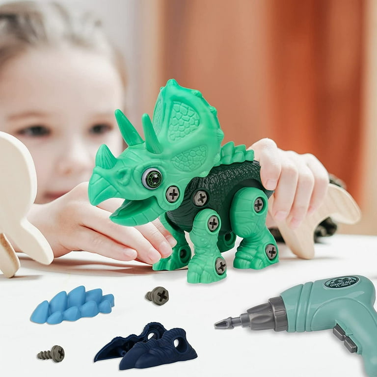 Dinosaur Toys For 3 4 5 5 7 8 Years Old Boys, 3 Pack Take Apart Dinosaur  Toys For Kids Building Toys Construction Stem Educational Learning Toys  Best