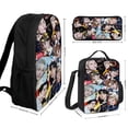 thumbnail image 2 of 3PCS SKZ Stray Korea Ki Backpack Set Large Capacity Bookpacks With Lunch Box Pencil Case 17In Backpack Set, 2 of 8