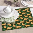 thumbnail image 6 of Dish Drying Mat, Vegetation Capybara Highly Absorbent Drying Matt Kitchen Counter, Dish Mat Drying Pad Dishes Drainer Mats for Kitchen Counter or Sink, 16 x 18 inch, 6 of 6