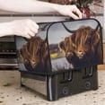 thumbnail image 7 of Honeii Yak Print 4 slice Toaster Cover, Two Slice Toaster Dust-proof Cover For Kitchen Small Appliance and Fingerprint Protection, 7 of 7