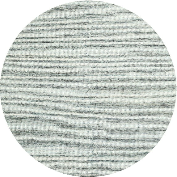 Ahgly Company Indoor Round Contemporary Dark Gray Abstract Area Rugs, 3' Round