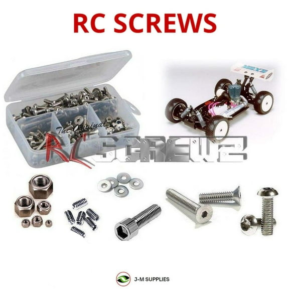RCScrewZ Stainless Steel Screw Kit mug009 for Mugen Seiki MBX-5/Pro-Spec 1/8 Nitro 4WD Buggy | SET