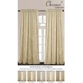 thumbnail image 5 of Chezmoi Collection Lux Beige Crushed Velvet Curtains 2 Panel Set, Room Darkening Luxury Distressed Velvet Rod Pocket Window Drapes for Living Room Bedroom 50" W x 84" L, 5 of 9
