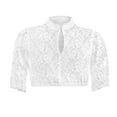 thumbnail image 5 of CHUOU Women 1PC Underwire Lingerie Lace Vest Women's Elegant Dirndl Blouse Black Dirndl Blouse Lace Blouse For Oktoberfest Lingerie, 5 of 5