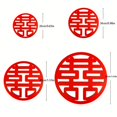 thumbnail image 4 of 20pcs Chinese Style Xi Character Non-woven Stickers - Perfect for Decorating Your Wedding Room, Door, and Window!, 4 of 5