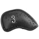 thumbnail image 3 of 12 Uds. Cubiertas de cabeza de hierro para palos de Golf Protector de cabeza portátil para palos de Golf (negro), 3 of 5