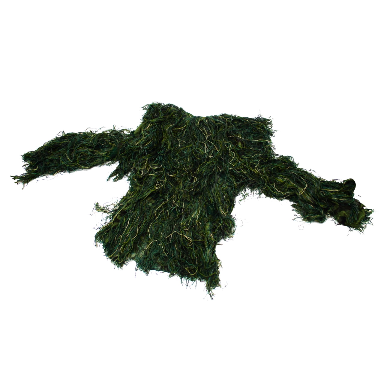 Ghillie Suit 3 Piece Set - Woodland and Forest Design - One Size Fits Most Adults M-XXL By Modern Warrior