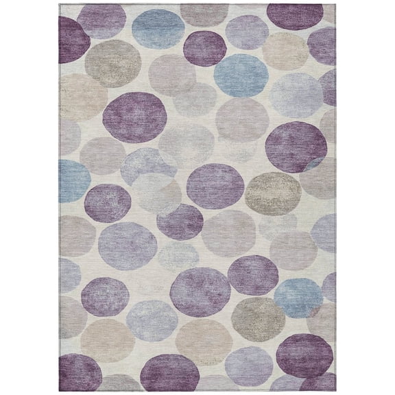 Dalyn Rugs Machine Washable Indoor/Outdoor Chantille Plum 10' x 14' Rug