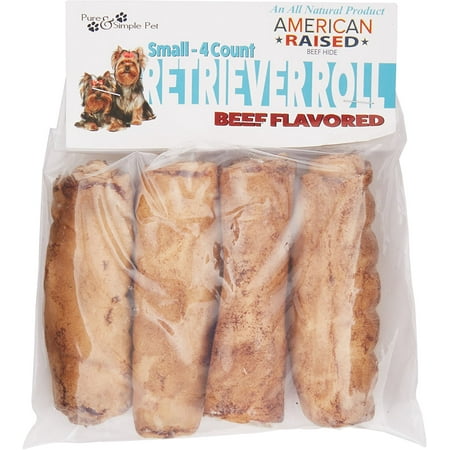 UPC: 0857124006520 | Pure & Simple Pet 4 Small Retriever Roll Beef 4 Count