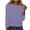 Purple, variant on DDAPJ pyju Womens Long Sleeve Striped Shirt Fall Casual T-shirts Lightweight Crewneck Pullover Tops Ofertas de la semana Purple S