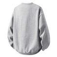 thumbnail image 4 of zbxnLI Mens Sweatshirts Big and Tall Crewneck Pullover Long Sleeve Casual Lightweight Tops Solid Color, 4 of 5