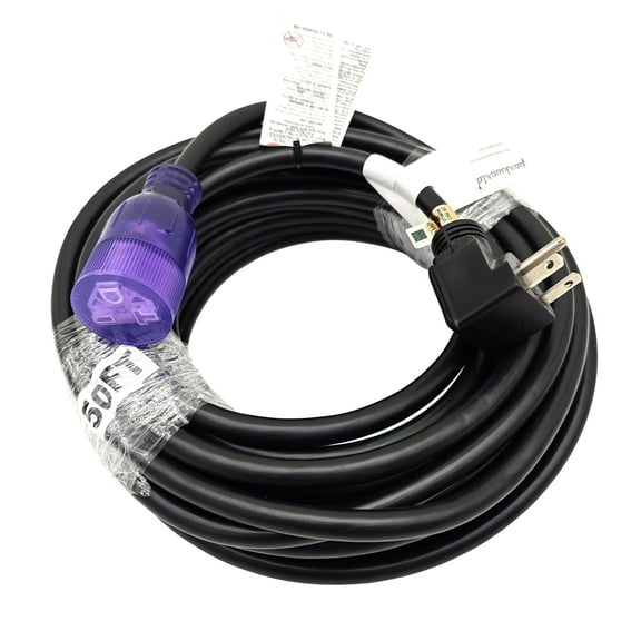Parkworld 79216 NEMA 6-20 Extension Cord 6-20P to 6-20R (T Blade Female Also for 6-15R Adapter) 250V, 20A, 5000W (50FT)