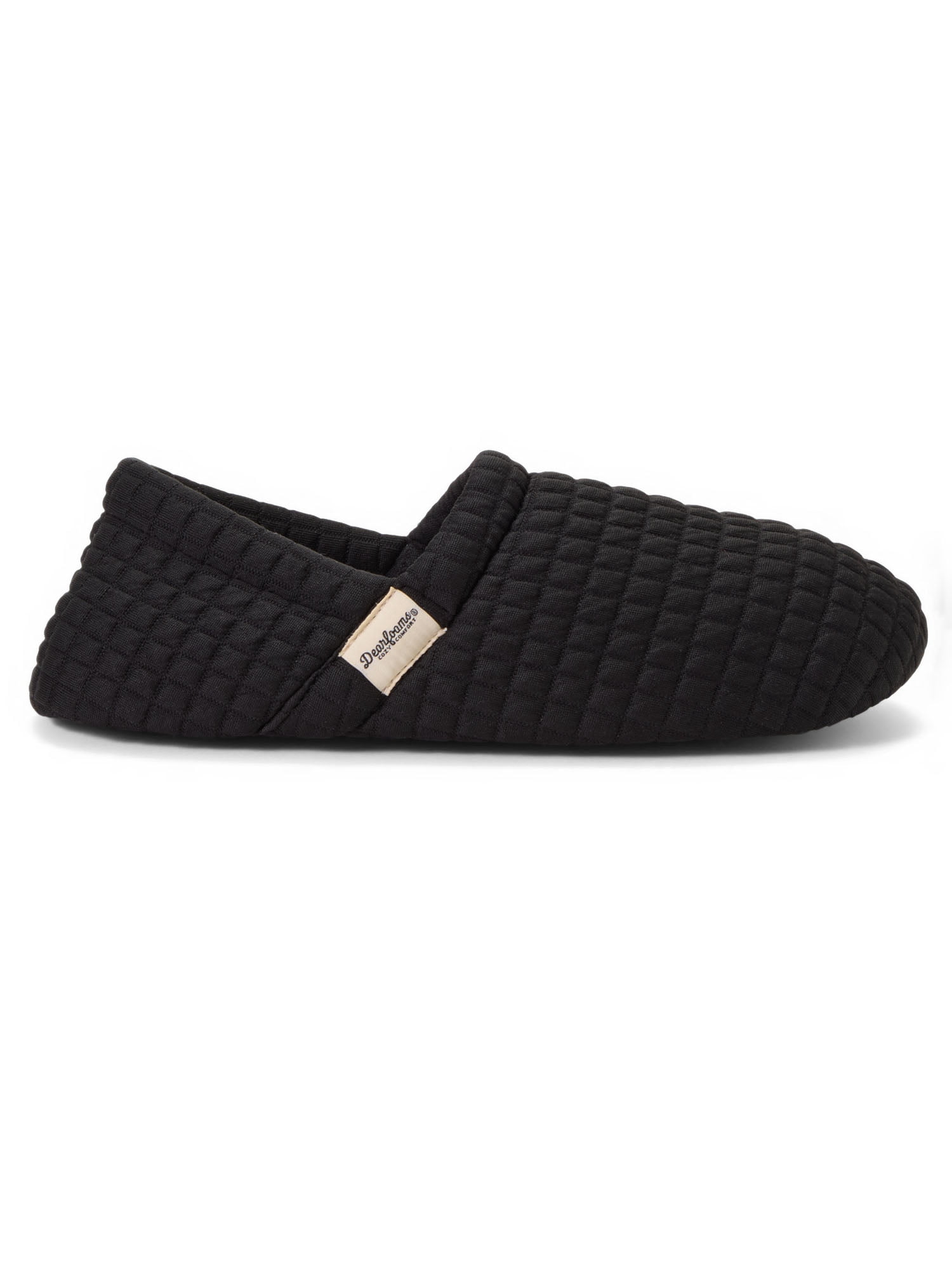 Dearfoams Cozy Comfort Men's Travel Jersey Knit Slipper Socks