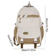 thumbnail image 3 of RXIRUCGD Color Block Backpack with Ergonomic Design and Laptop Compartment Comfortable Shoulder Bag for Work Office Classroom Outdoor, 3 of 6