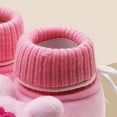 thumbnail image 4 of Dakaela Baby Booties Newborn First Walkers Shoes Infant Boys Girls Sock Boots Knit Cute Toddler Non Slip Winter House Shoes Pink, 4 of 6