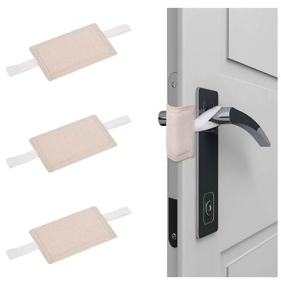 3 Pcs Door Silencer, Door Slamming Silencer Quiet Door Closer Cushion for Light Sleepers Prevent from Locking for Toddler Safety -GSL