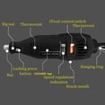 thumbnail image 3 of Grabado Compact Electric de Pedro Pedro Pedro Mádica Letras de Metal Tallado Disalvado Dispositivo de Molienda USB Recargable 5 Engranajes de Speds Ajustable, 3 of 7
