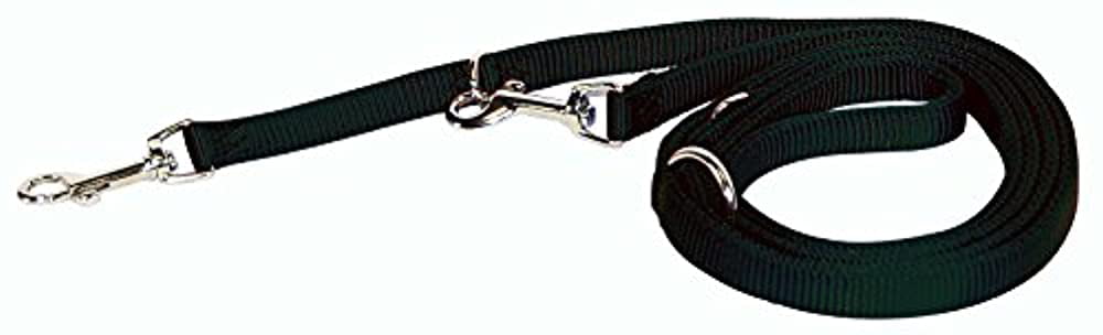 Red and Black 3/4-Inch Hamilton Wide Double Thick Two Toned Nylon European Lead 