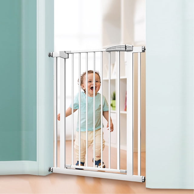 Puerta De Seguridad Para Bebés, Puerta Interior Para Bebés Con Doble Cerradura Para Uso En Interiores