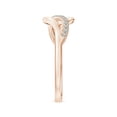 thumbnail image 3 of ANGARA Natural Diamond Swirl Bypass Ring in 14K Rose Gold for Women (Size-1.3mm | Color-K | Clarity-I3) | April Birthstone, Birthday, Anniversary, Jewelry Gift for Women | Natural Diamond Ring, 3 of 9