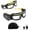 Yellow, variant on Rechargeable LED Safety Glasses with Motion Sensor for Mechanics, Hands-Free Light