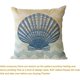 thumbnail image 3 of Fundas de almohada de playa, paquete de 4 fundas de almohada náuticas de lino y algodón, funda de cojín costera con tema marino, 18.0 x 18.0 in, 3 of 5