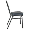 thumbnail image 4 of National Public Seating NPS® 9200 Series Premium Vinyl Upholstered Stack Chair, Midnight Blue Seat/ Black Sandtex Frame, 4 of 5