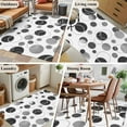 thumbnail image 6 of Grey Black Polka Dots Area Rug 4'x6', Modern Abstract Art Washable Non-Slip Rugs, Low Pile Large Carpet for Living Room Bedroom Dining Room Kitchen Office Indoor Mat Geometric, 6 of 9