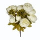 thumbnail image 1 of Ramo de flores de peonía artificial Oficina en casa Decoración floral falsa Boda Ramo de flores de seda, blanco Eigraketly HA7181-04B, 1 of 6