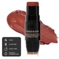 thumbnail image 1 of Nudestix Nudies Bloom Dewy And Radiant Cream Blush 3 en 1 Color para todo el rostro para mejillas, ojos y labios con brocha para mezclar (Crimson Lover), 1 of 6