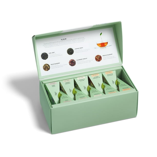 Tea Forte Fleur Presentation Box Handcrafted Pyramid Tea Infusers Walmart Com Walmart Com