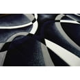 thumbnail image 6 of Premium 3D Hand Carved Modern 5x8 5x7 Rug Contemporary 2305 Navy Blue, 6 of 10