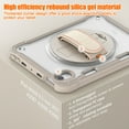 thumbnail image 5 of Dteck Case for iPad Mini 7 (A17 Pro) 2024/ Mini 6 8.3" with Pencil Holder Shoulder Strap [360 Rotating Hand Strap] & Stand, Drop-Proof Case for iPad Mini 7th/6th Generation 8.3",Khaki, 5 of 8