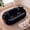 Black, variant on LUXYHOOM 75.5" Boneless Floor Sofa, Beige,No Assembly, Faux Rabbit Plush, Oversized Loveseat, 28.46" Deep Seat, Perfect for Living Room, Balcony & Pets, Includes 3 Pillows