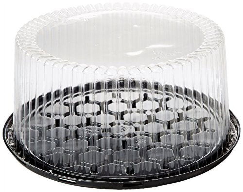 10 Plastic Cake Containers with Dome Lid - 10/Pack