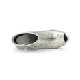 thumbnail image 4 of BLISSFUL STEP Women's Glitter Peep Toe Platform Block High Heel Boots Silver 8.5, 4 of 8