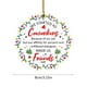 thumbnail image 3 of Adornos navideños, adornos navideños, regalos navideños Adorno navideño redondo para compañeros de trabajo Regalos de decoración navideña Regalos para colegas para ella y para él Decoración navideña d, 3 of 9