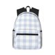 thumbnail image 1 of Easygdp Blue Checkboard Mochila Casual para Portátil, Mochila para Escuela, Viajes, Negocios, 1 of 6