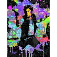 thumbnail image 4 of Stephen Chambers 25x32 Black Modern Wood Framed Wall Art Titled - Hansolo Graffiti, 4 of 6