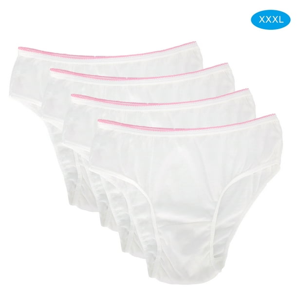 Women Disposable Underwear,4pcs Disposable Pregnant Women Disposable Panties  Briefs Disposable Underwear Multi-Functional 