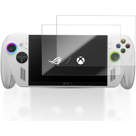 2 pack Screen Protector for ROG Xbox Ally X Handheld Game Console, 9H Hardness Tempered Glass for ROG Xbox Ally X,Anti-Scratch, Bubble Free, HD Clarity