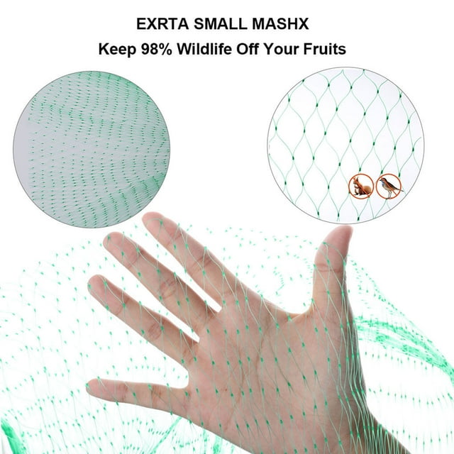 VONKY Filet Anti-Oiseaux Jardinage Plantes Maille Cerf Ciel Filets en Nylon Multifonction Légumes Protection Barrière Résistante à l'Usure Type3