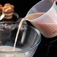 thumbnail image 3 of Plastic Measuring Cup Heat-resistant Stackable Graduated Cup With Metric And Us Cup Measurements For Flour Oil Powder Clear 250ml/500ml/1000ml.(3Pcs), 3 of 5